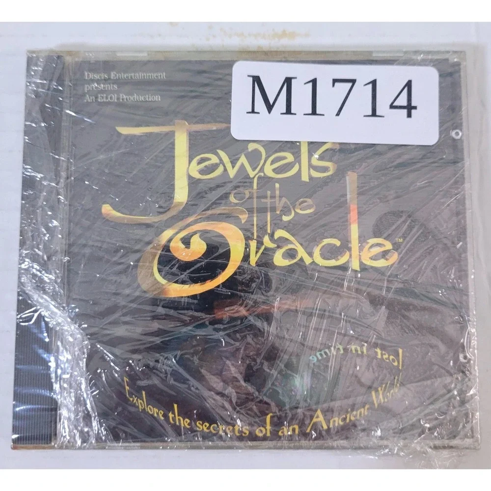 Jewels of the Oracle PC Mac 1995 Vintage Big‎ Box Style Puzzle Game Retro Discis
